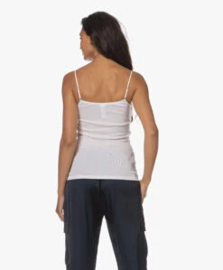 Hanro Moments Spaghetti Top - Wit -Mode Kleding 230801 3fc4d0d9 d075 4003 8a2a d2ce22aa8a03