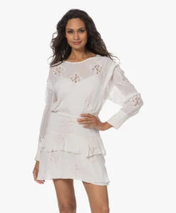 Iro Levoca Crêpe Kanten Mini Jurk - Ecru 15 Iro Levoca Crêpe Kanten Mini Jurk - Ecru -Mode Kleding 230801 44136ea8 e5be 483d aeb9 00fbd0c9a7b7