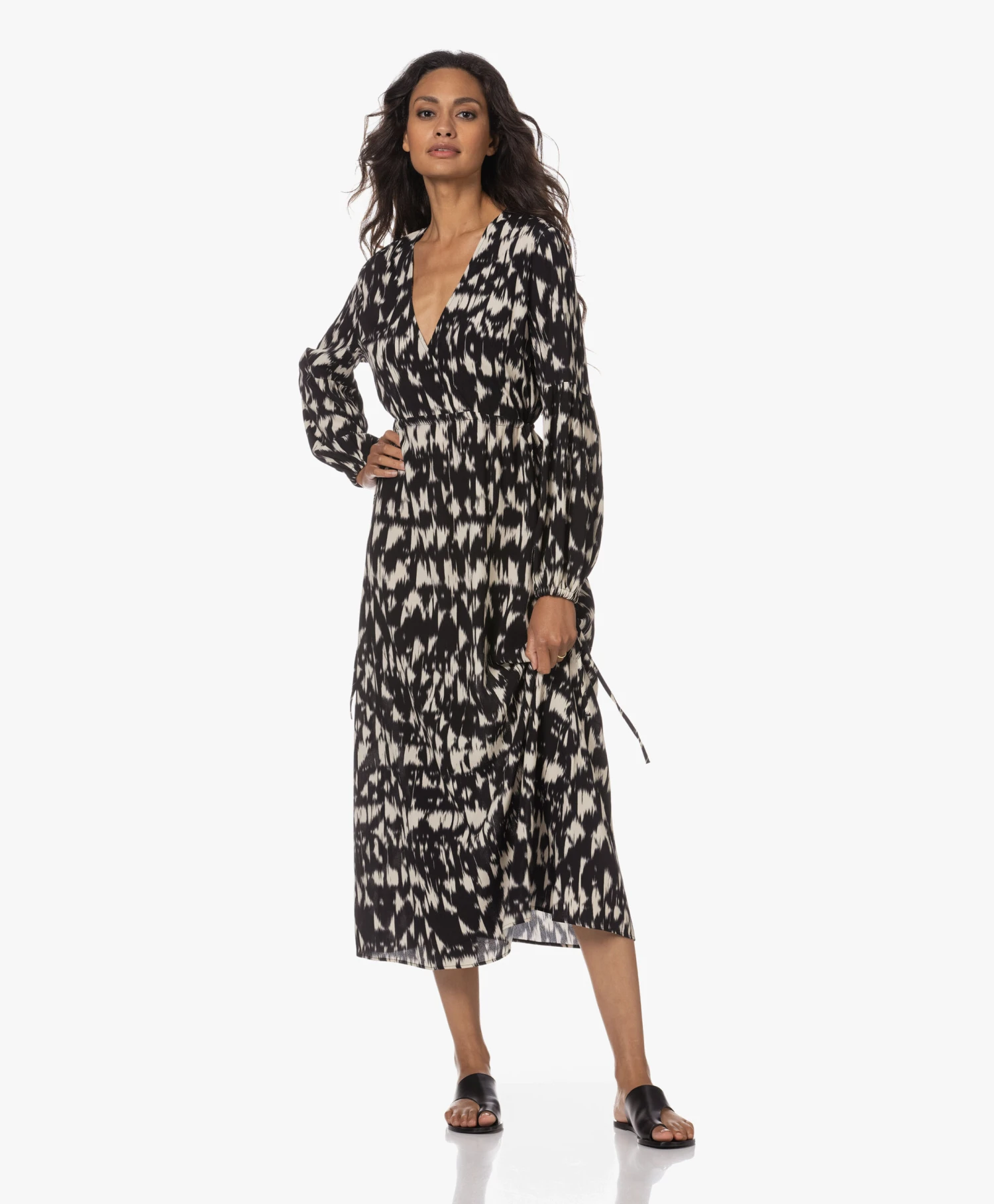 Atp Atelier Rosa Leren Slippers - Zwart 2 Atp Atelier Rosa Leren Slippers - Zwart - Afbeelding 2