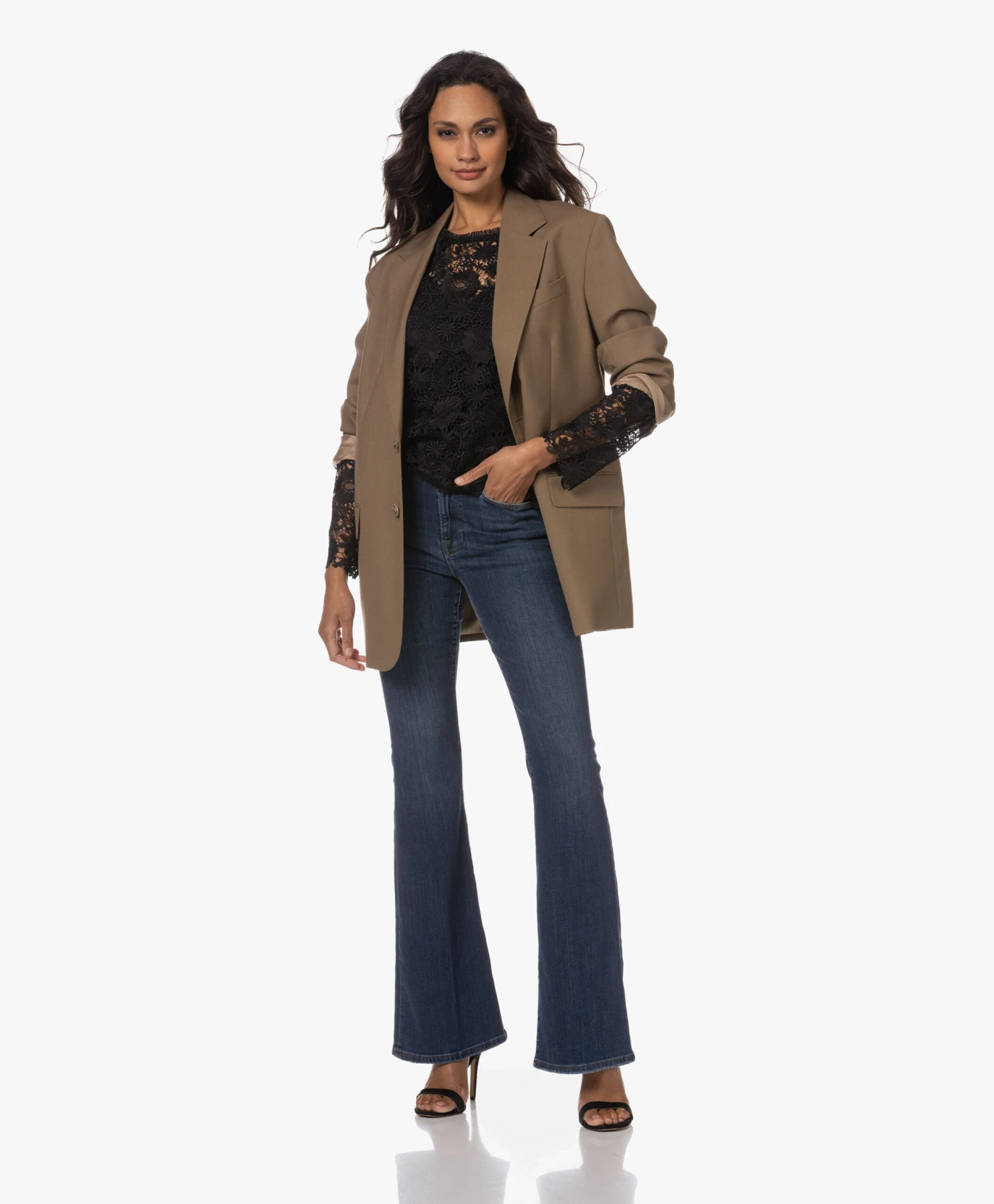 Hanro Padded Katoenen Spaghetti Top - Zwart 2 Hanro Padded Katoenen Spaghetti Top - Zwart - Afbeelding 2