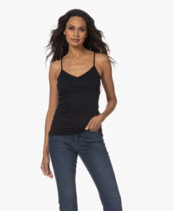 Hanro Padded Katoenen Spaghetti Top - Zwart 24 Hanro Padded Katoenen Spaghetti Top - Zwart -Mode Kleding 230801 9d840704 4a28 431b 84d1 c563354e7780