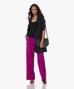 Japantky Paksy Travel Jersey Rechte Pantalon - Cyclam -Mode Kleding 230801 b724a7b5 08fc 430e 99d7 2ca6a13379d4