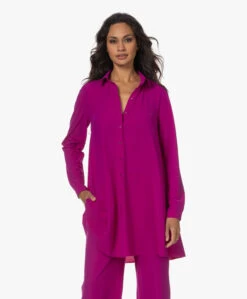 Japantky Emi Travel Jersey A-Lijn Tuniekblouse - Cyclam -Mode Kleding 230801 f57bc1ce 7ccf 4062 aca7 29a9e7b0940b