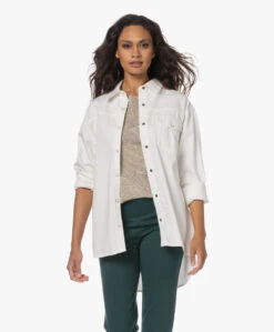 Anine Bing Sloan Denim Shacket - Ivoor 20 Anine Bing Sloan Denim Shacket - Ivoor -Mode Kleding 230802 12087719 9592 4757 bd08 ea1b891b83c2