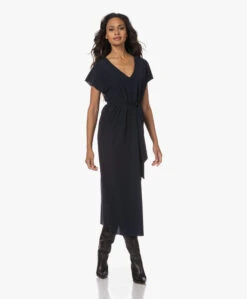 Japantky Hikari Travel Jersey Maxi Jurk - Zwartblauw -Mode Kleding 230802 40b5c23e b7d8 47a3 8b5a 84f5cb75507a