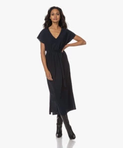 Japantky Hikari Travel Jersey Maxi Jurk - Zwartblauw -Mode Kleding 230802 59eab64e f87b 4855 a90f cd1baf5a31ee