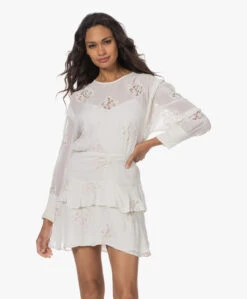 Iro Levoca Crêpe Kanten Mini Jurk - Ecru 20 Iro Levoca Crêpe Kanten Mini Jurk - Ecru -Mode Kleding 230802 66f81775 c685 4d3d 8441 3a64c7cbab0b