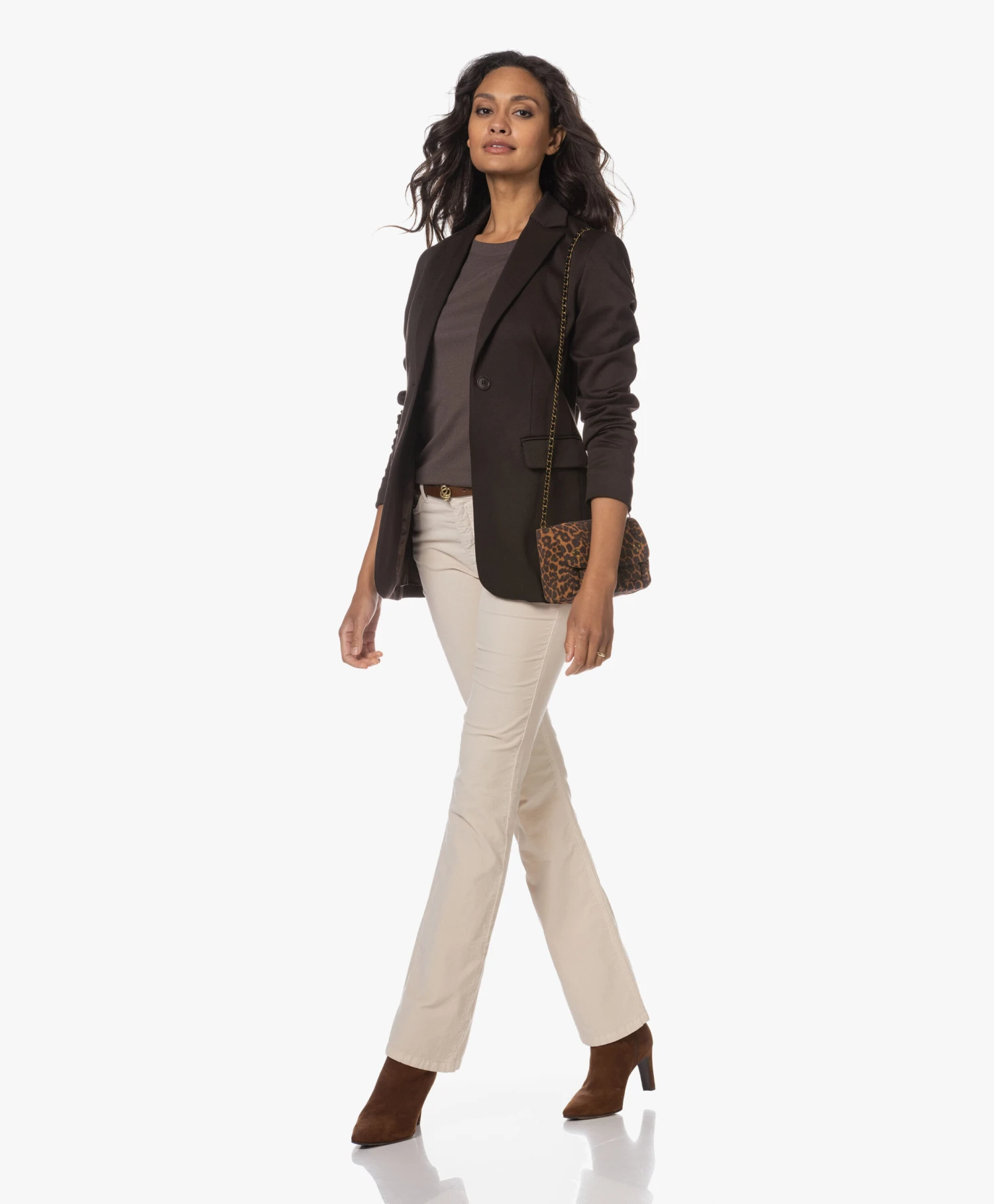 Panara Suède Leren Enkellaarzen - Castagna 6 Panara Suède Leren Enkellaarzen - Castagna - Afbeelding 6