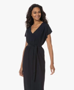 Japantky Hikari Travel Jersey Maxi Jurk - Zwartblauw -Mode Kleding 230802 ccc37aa4 f632 46ea a745 00b609b18a8f