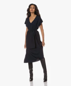 Japantky Hikari Travel Jersey Maxi Jurk - Zwartblauw -Mode Kleding 230802 da5fc2b4 873f 4d7c a382 2868bcedb8a2