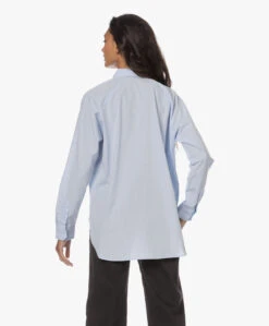 No Man'S Land Katoenen Raglan Overhemdblouse - Powder Blue -Mode Kleding 230802 f99bfa9c 7fe3 4f1f b12f 2f904827d017