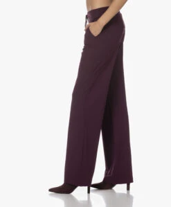 Japantky Myza Straight Travel Jersey Broek - Prune -Mode Kleding 230803 1ba21771 9ca6 492a b6ee c496f49a148e