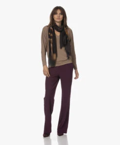 Japantky Myza Straight Travel Jersey Broek - Prune -Mode Kleding 230803 dad176ef a312 45fc 80f3 33c4bff7e898