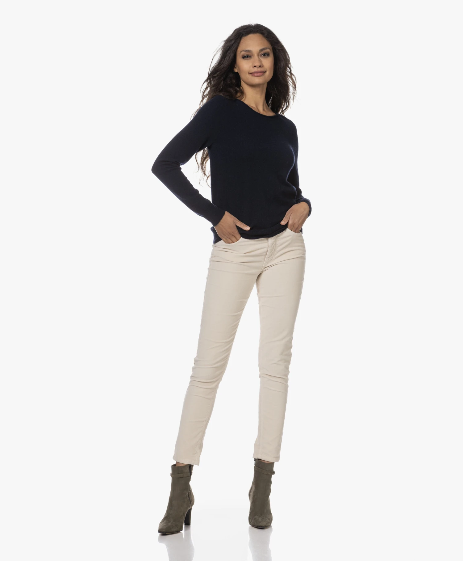 Panara Suède Leren Enkellaarzen - Groen 7 Panara Suède Leren Enkellaarzen - Groen - Afbeelding 7