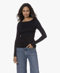 Majestic Filatures Soft Touch Boothals Longsleeve - Marine -Mode Kleding 230808 2d65938f 39c8 4777 a826 85475a70d563