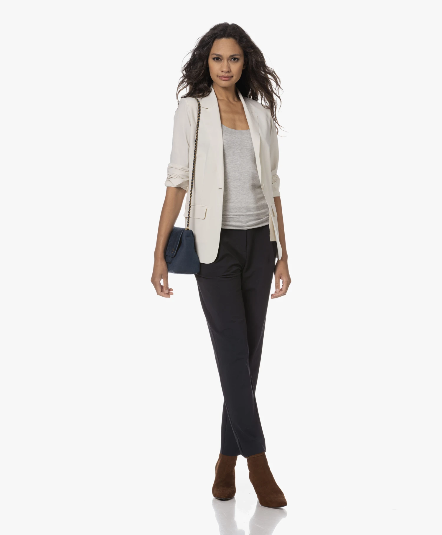 Panara Suède Leren Enkellaarzen - Castagna 2 Panara Suède Leren Enkellaarzen - Castagna - Afbeelding 2