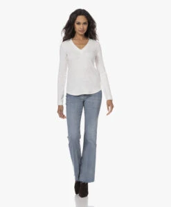 Drykorn Far Bootcut Stretch Jeans - Washed Blue -Mode Kleding 230808 74469a76 2899 402b 9e4d bece3aac55cb