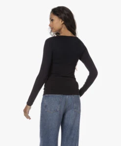 Majestic Filatures Soft Touch Boothals Longsleeve - Marine -Mode Kleding 230808 9d440a92 f34f 4d63 b805 ab42c21e6b37