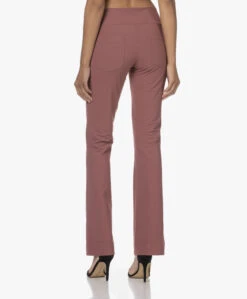 Japantky Zaya Flared Travel Jersey Broek - Mauve -Mode Kleding 230808 ac73607a 398b 432b a0d0 fab44d4ef99b