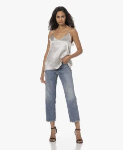 By Dariia Day Mulberry Zijden Camisole - Zilvergrijs -Mode Kleding 230808 ba8edad1 3c44 4f8c 983b f8c35f2a8b71