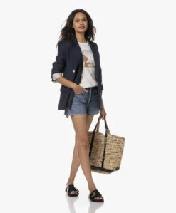 Citizens Of Humanity Marlow Raw Hem Denim Short - Sail -Mode Kleding 230808 ed289799 d385 49ce 8dee 3bd2837b20bf