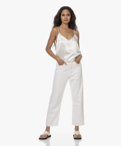 By Dariia Day Mulberry Zijden Camisole - Powder White -Mode Kleding 230809 1484d1f1 abba 4543 aa9e 278f9c409887