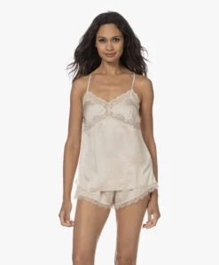 Love Stories Pandora Satijnen Camisole Met Kant - Off-White -Mode Kleding 230809 4cdce719 8f90 45b8 81c6 698921c1e24a