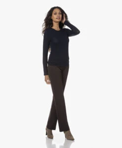 Belluna Forever Katoen-Cashmere Longsleeve - Navy -Mode Kleding 230809 72ea11f5 e9ad 4ed0 9eca b7a77436c47f