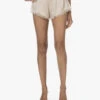 Love Stories Apollo Satijnen Shorts Met Kant - Off-White