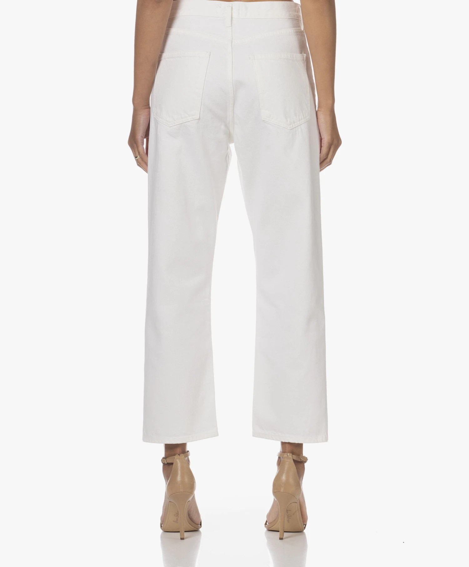 Agolde 90'S Cropped Jeans Met Rechte Pijpen - Salt 4 Agolde 90'S Cropped Jeans Met Rechte Pijpen - Salt - Afbeelding 4