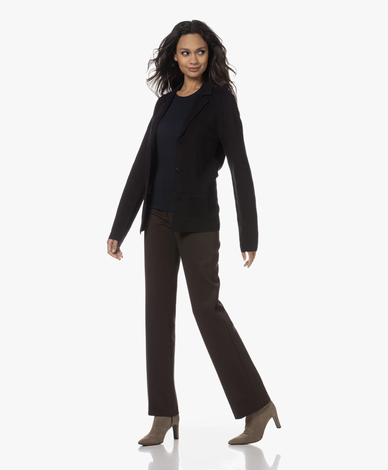 Panara Suède Leren Enkellaarzen - Taupe 9 Panara Suède Leren Enkellaarzen - Taupe - Afbeelding 9