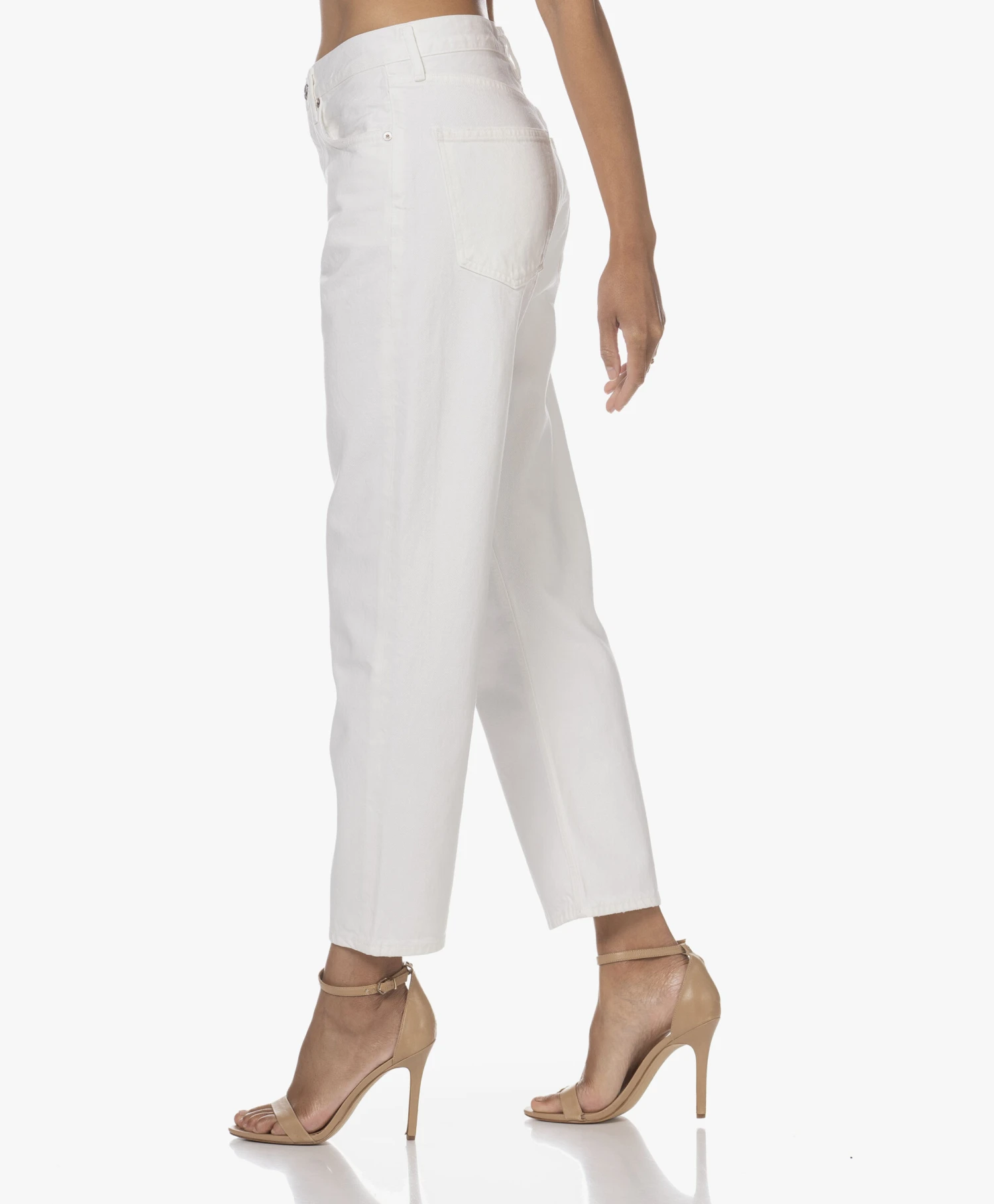 Agolde 90'S Cropped Jeans Met Rechte Pijpen - Salt 7 Agolde 90'S Cropped Jeans Met Rechte Pijpen - Salt - Afbeelding 7