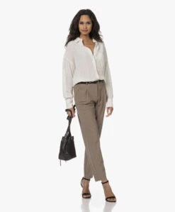 Japantky Shira Travel Jersey Peg Pantalon - Walnut -Mode Kleding 230809 d47457fa 3622 4451 a10c 7d235d51c8dd