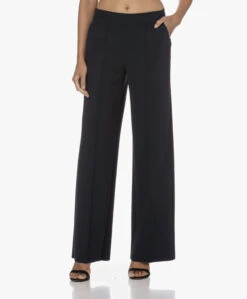 Japantky Koba Brushed Pull-On Broek - Zwartblauw