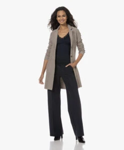 Japantky Koba Brushed Pull-On Broek - Zwartblauw -Mode Kleding 230810 0e75edce 43e1 46fb a0f6 438e70e72a9a