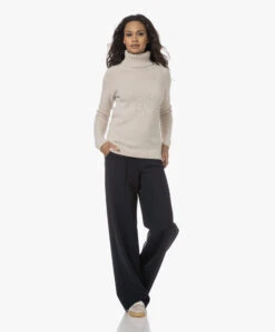 Japantky Koba Brushed Pull-On Broek - Zwartblauw -Mode Kleding 230810 ca39aeb2 b063 49ee 8535 2efd849d0f89