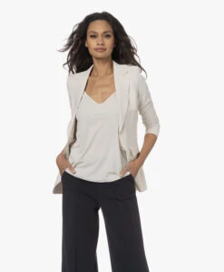 Japantky Yuu Getailleerde Blazer - Linen