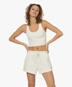 Deblon Sports Sarah Tech Jersey Cropped Top - Off-White -Mode Kleding 231603 5c868b02 e9c4 44e6 9df4 84fde535fd06