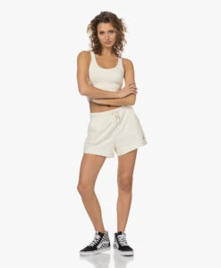 Deblon Sports Sarah Tech Jersey Cropped Top - Off-White -Mode Kleding 231603 6d96c36e da75 4dbd 99d8 bd00abe58aba