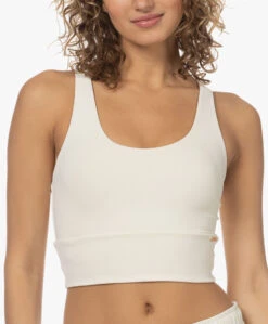 Deblon Sports Sarah Tech Jersey Cropped Top - Off-White -Mode Kleding 231603 704d14aa ba6f 4b70 951b e5e6bad45501