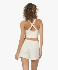 Deblon Sports Sarah Tech Jersey Cropped Top - Off-White -Mode Kleding 231603 7facfb44 facf 4d0e 9965 1a65887c1efe