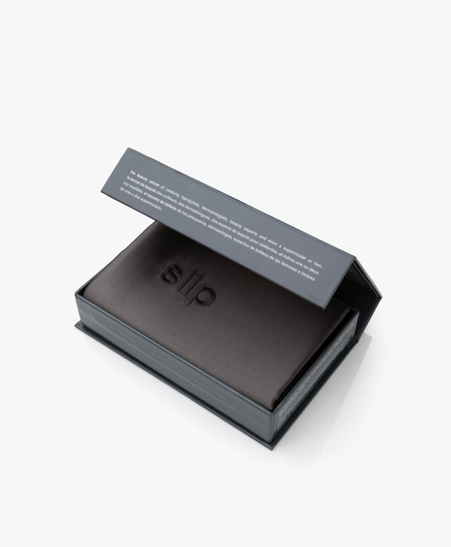 Slip™ Mulberry Zijden Kussensloop - Charcoal 3 Slip™ Mulberry Zijden Kussensloop - Charcoal - Afbeelding 3