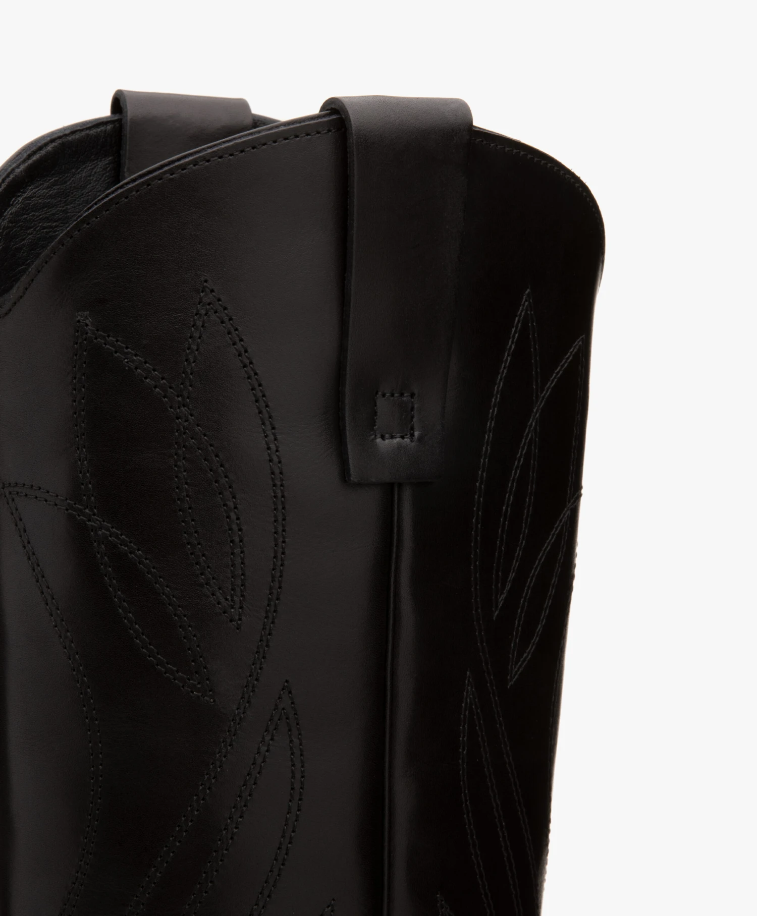 Closed Hoge Leren Cowboy Laarzen - Zwart 10 Closed Hoge Leren Cowboy Laarzen - Zwart - Afbeelding 10