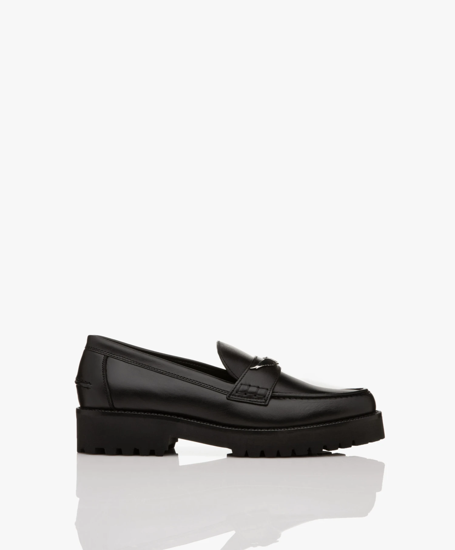 Zadig & Voltaire Joecassin Chunky Leren Loafers - Zwart 1 Zadig & Voltaire Joecassin Chunky Leren Loafers - Zwart