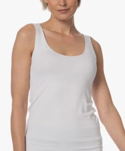Majestic Filatures Abby Superwashed Tanktop - Wit -Mode Kleding 27e6aad6 d53d 476d 8e48 73de220ea4fb 4578