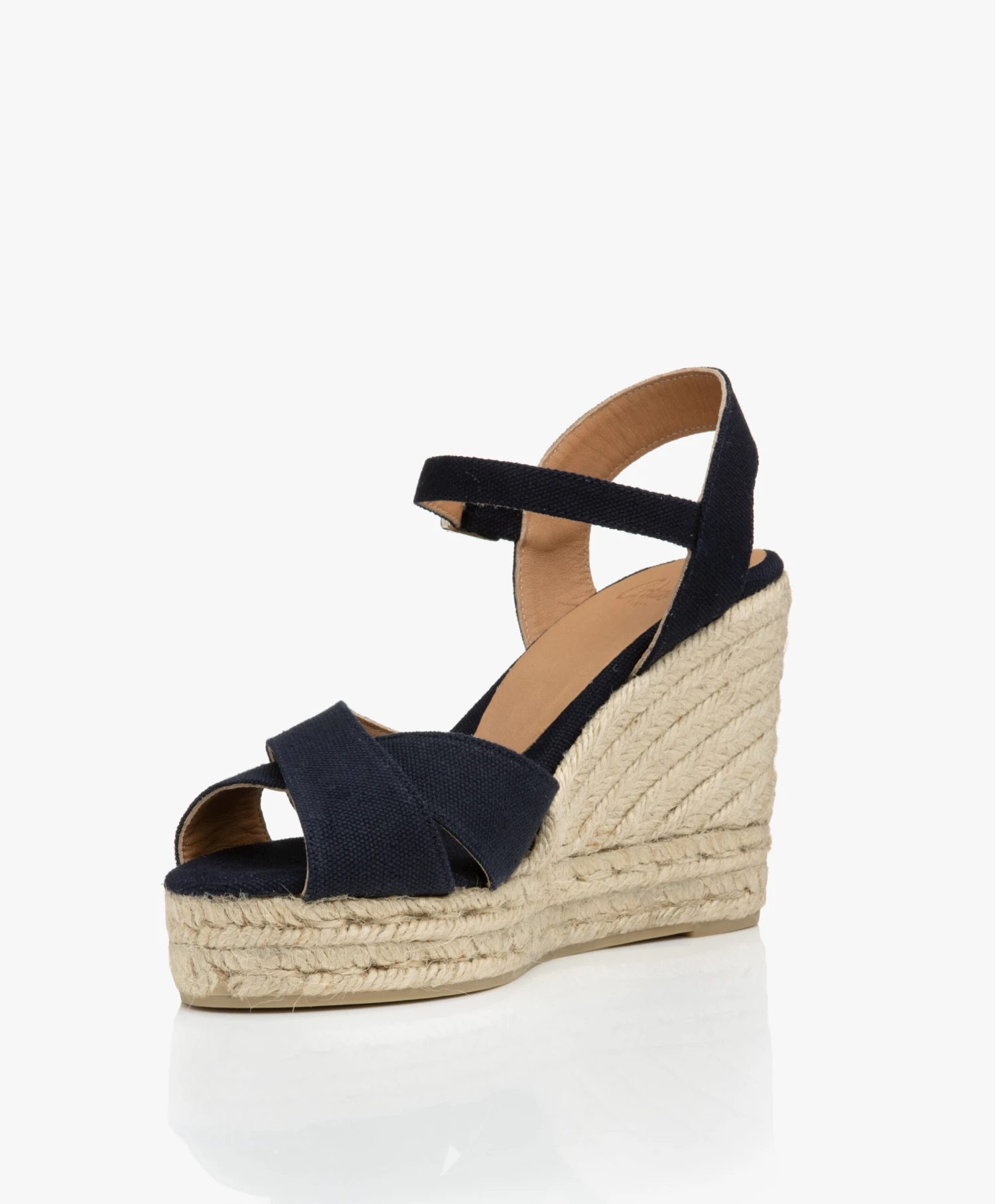 Castañer Blaudell 10,5Cm Canvas Espadrilles Met Sleehak - Azul Marino 3 Castañer Blaudell 10,5Cm Canvas Espadrilles Met Sleehak - Azul Marino - Afbeelding 3