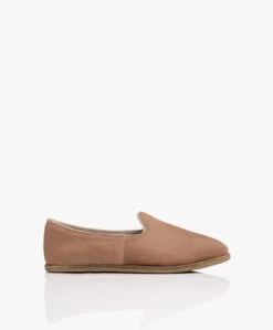Surée Hairy Leren Loafers - Desert