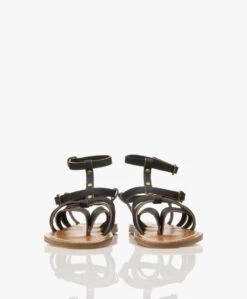 K. Jacques St. Tropez Larissa Leren Sandalen Met Studs - Marine -Mode Kleding 29e83258 1e92 4387 85e5 04ae5dd74092 335