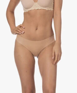 Hanro Invisible Cotton Brazilian Slip - Beige