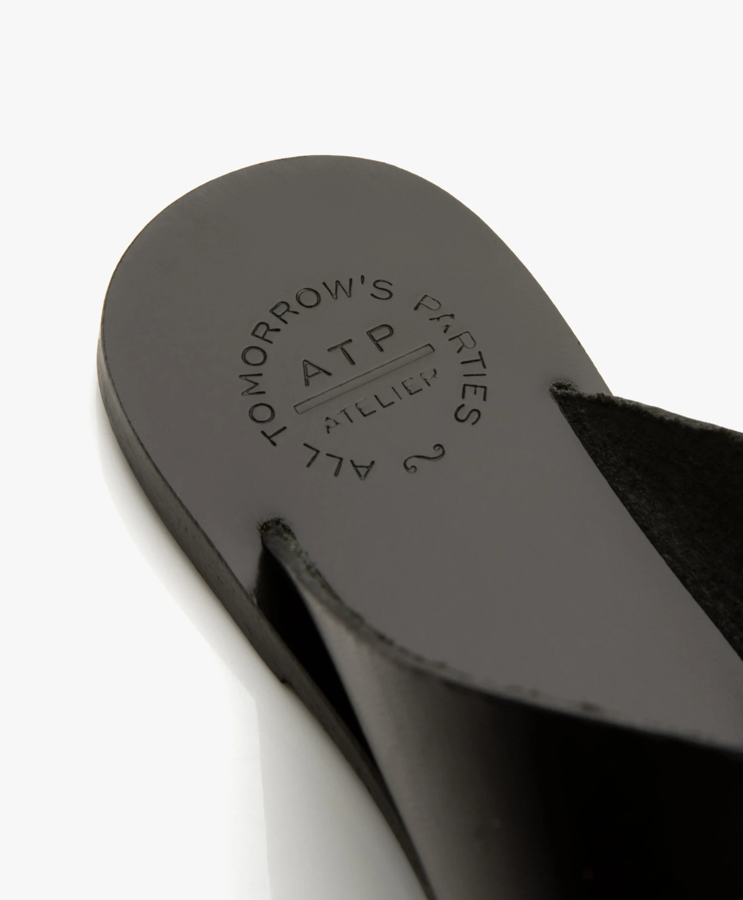 Atp Atelier Rosa Leren Slippers - Zwart 11 Atp Atelier Rosa Leren Slippers - Zwart - Afbeelding 11